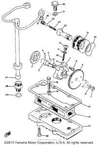 TX650 Масляный насос