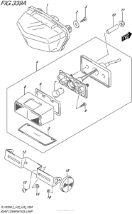 DL1000 (ABS) Задний фонарь