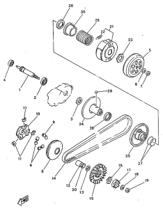 YN50R Сцепление