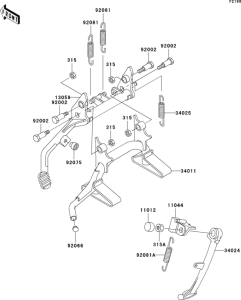ZG1200 Подножка