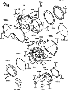  Крышки двигателя