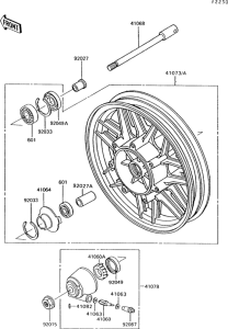ZG1200 Переднее колесо