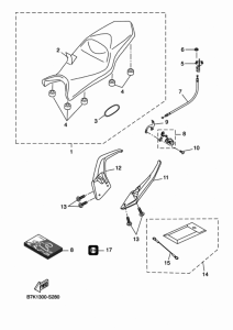 MTT690P-AB Сиденье