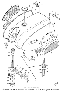 YAS1C Топливный бак