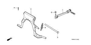 SK50M Stand / kick starter arm