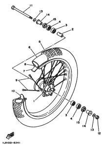 YZ80 YZ80D Transom + tube