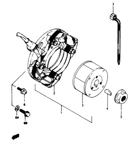 RM80 Зажигание