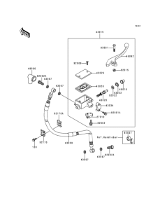 KL250 Главный тормозной цилиндр