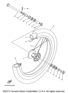 RT180K Переднее колесо