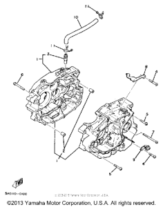 SR185J Картер двигателя