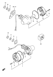 TS125 Поворотники