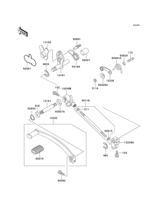 EN500 Механизм переключения передач