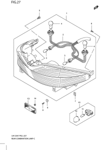 UH125 Задний комбинированный сигнал