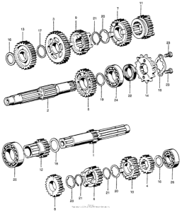 CL100 Трансмиссия