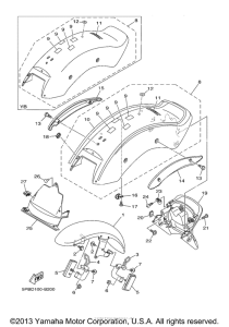 XVS1100RC Крыло