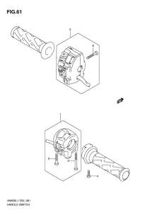 AN650 (ABS) Рулевой переключатель
