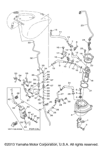 XV1900A Топливный бак