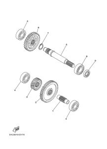 XP500A Трансмиссия