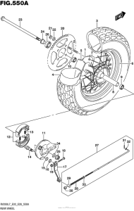 RV200 Переднее колесо