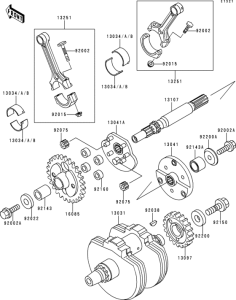VN800 Коленвал