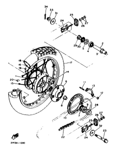 XTZ660 Переднее колесо