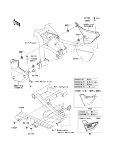 ZR1200 Боковые обтекатели