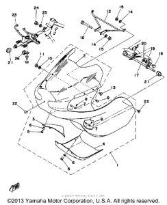TZ250D Обтекатели