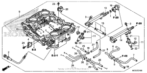 ST1300 (ABS) Корпус Дросселя