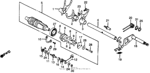 CBX Вилка переключения передач