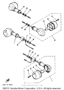 RX50L Поворотники