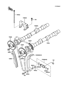 ZG1000 Распред вал