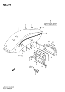 VZ800 Заднее крыло