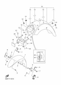 XVS1300CT Крыло