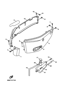 XF50 XF50X Боковая крышка