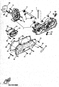 YH50 Картер двигателя