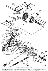 MX100H Переднее колесо