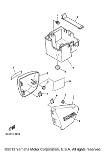 XV250 Боковые обтекатели