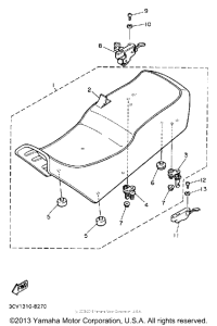FJ1200BC Сиденье