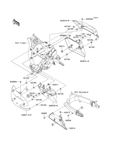 VN1700 Боковые обтекатели