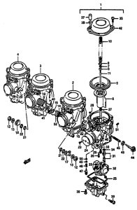 GSX-R1100 Carburetor assy