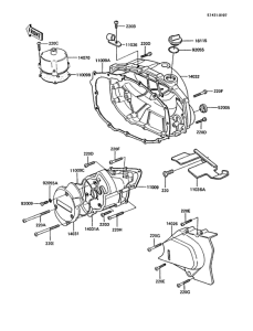 Z305 Крышки двигателя