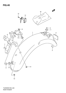 TU250 Заднее крыло