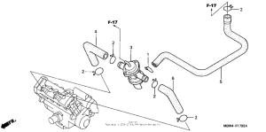  Air injection control valve ('99-'00)