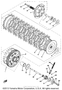 XS500E Сцепление