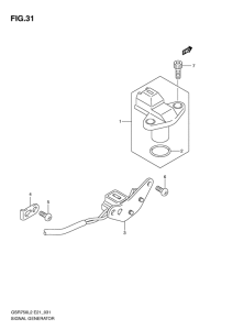 GSR750 (ABS) Зажигание