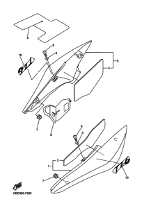 FZ6-NAHG Боковая крышка