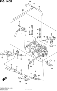 AN650 Throttle Body (An650Zl6 E28)