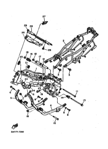 FZR1000 Frame comp