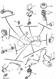 YP125 Электрика 1