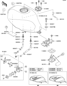 ER500 Fuel tank(1 / 2)